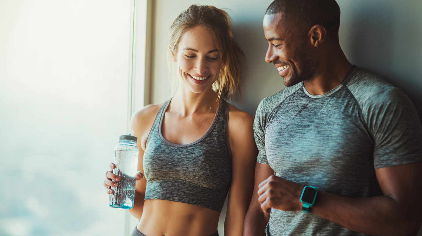 A couple starting a healthier routine together